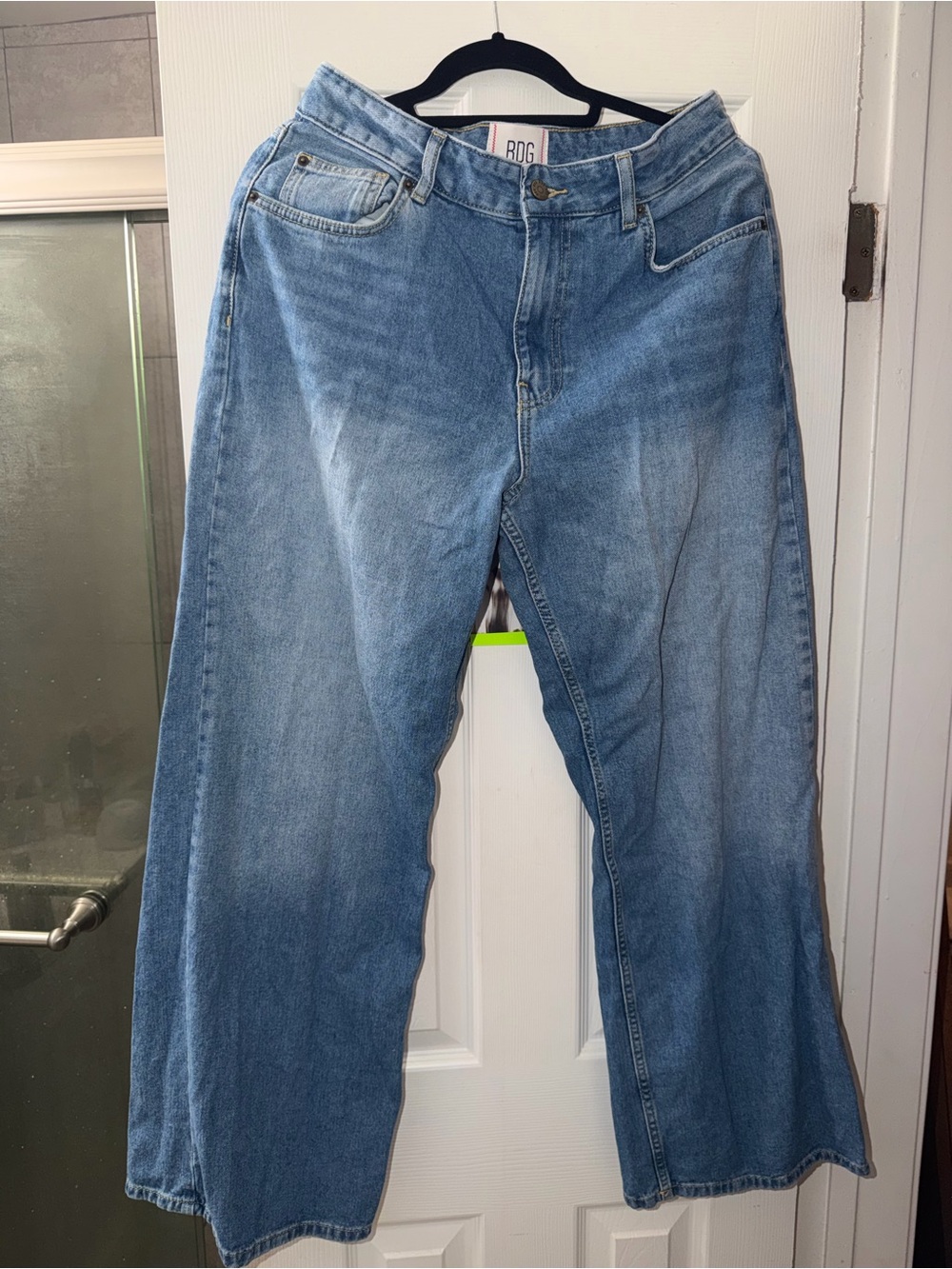 BDG Light Blue Wide-Leg Jeans